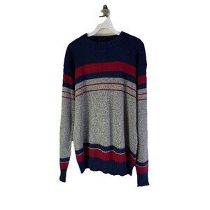Vintage 70s Gap Color Block Lightweight Knit Sweater USA Streetwear